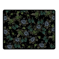 Moody Flora Fleece Blanket (small) by BubbSnugg