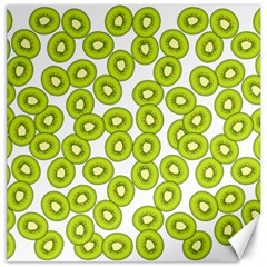 Kiwi Pattern Canvas 12  X 12  by Valentinaart