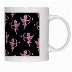 Cupid pattern White Mugs Right