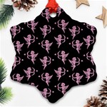 Cupid pattern Ornament (Snowflake) Front