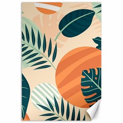 Tropical Pattern Canvas 24  X 36  by Valentinaart