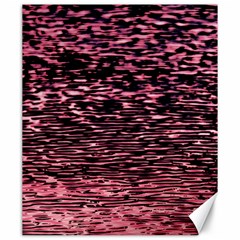 Pink  Waves Flow Series 11 Canvas 20  X 24  by DimitriosArt