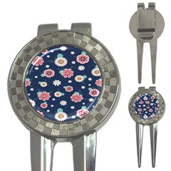 Flowers Pattern 3-in-1 Golf Divots by Sparkle