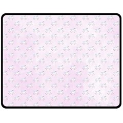 Unicorns Pattern Fleece Blanket (medium)  by Littlebird