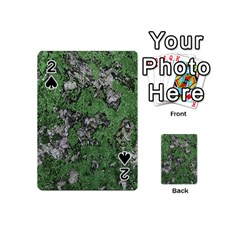 Modern Camo Grunge Print Playing Cards 54 Designs (mini) by dflcprintsclothing