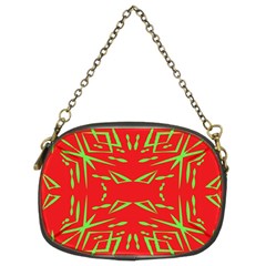 Abstract Pattern Geometric Backgrounds   Chain Purse (two Sides) by Eskimos