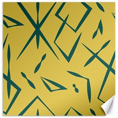 Abstract Pattern Geometric Backgrounds   Canvas 12  X 12  by Eskimos