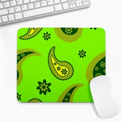 Floral Pattern Paisley Style Paisley Print  Doodle Background Large Mousepads by Eskimos