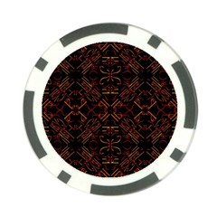 Abstract Pattern Geometric Backgrounds   Poker Chip Card Guard by Eskimos