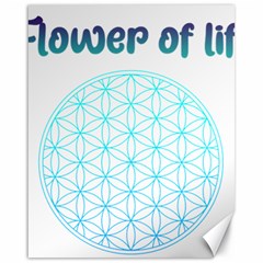 Flower Of Life  Canvas 16  X 20  by tony4urban