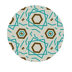 Abstract Pattern Geometric Backgrounds   Mini Round Pill Box (pack Of 3) by Eskimos