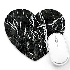 Abstract Light Games 3 Heart Mousepads by DimitriosArt