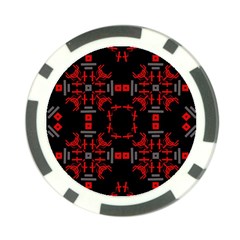 Abstract Pattern Geometric Backgrounds   Poker Chip Card Guard by Eskimos