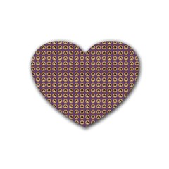 Olimedpurp Rubber Heart Coaster (4 Pack) by violetheavensky