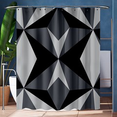 Abstract Pattern Geometric Backgrounds   Shower Curtain 60  X 72  (medium)  by Eskimos