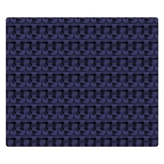 Fu Manchu Double Sided Flano Blanket (small)  by Sparkle