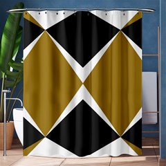 Abstract Pattern Geometric Backgrounds   Shower Curtain 60  X 72  (medium)  by Eskimos