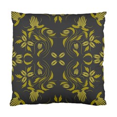 Folk Flowers Print Floral Pattern Ethnic Art Standard Cushion Case (two Sides) by Eskimos