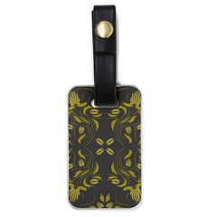 Folk Flowers Print Floral Pattern Ethnic Art Luggage Tag (one Side) by Eskimos