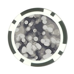 Gray Circles Of Light Poker Chip Card Guard (10 Pack) by DimitriosArt