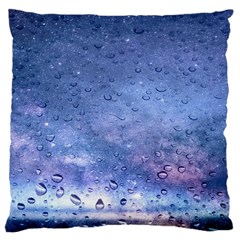 Gouttes D eau Galaxy Large Cushion Case (two Sides) by kcreatif