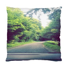 Photo Vue Sur Forêt  Standard Cushion Case (one Side) by kcreatif