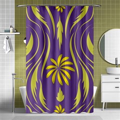 Folk Flowers Print Floral Pattern Ethnic Art Shower Curtain 48  X 72  (small)  by Eskimos