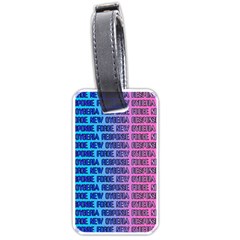 New Cyberia Response Force Luggage Tag (one Side) by WetdryvacsLair