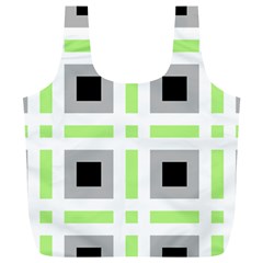 Agender Flag Plaid Full Print Recycle Bag (xl) by WetdryvacsLair