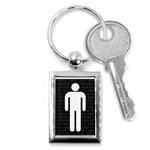 All Work And No Pants Makes Jack Significantly More Interesting Key Chain (Rectangle) Front