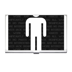 All Work And No Pants Makes Jack Significantly More Interesting Business Card Holder by WetdryvacsLair