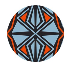 Abstract Geometric Design    Mini Round Pill Box (pack Of 3) by Eskimos