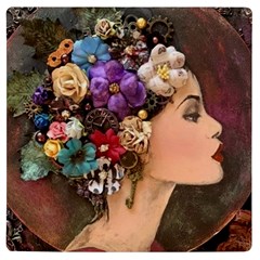 Garden Princess Uv Print Square Tile Coaster  by CKArtCreations