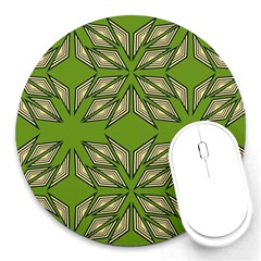 Abstract Pattern Geometric Backgrounds  Round Mousepads by Eskimos