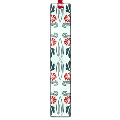 Folk Flowers Print Floral Pattern Ethnic Art Large Book Marks by Eskimos