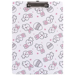 Cute Pattern With Easter Bunny Egg A4 Clipboard by Jancukart