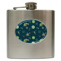 Plankton Pattern- Hip Flask (6 Oz) by Jancukart