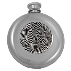 Pattern Round Hip Flask (5 Oz) by artworkshop