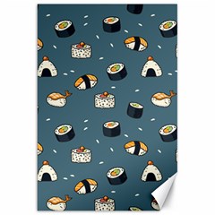 Sushi Pattern Canvas 20  X 30  by Jancukart