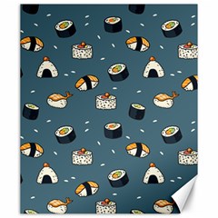 Sushi Pattern Canvas 20  X 24  by Jancukart