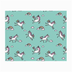 Unicorn Patterns Small Glasses Cloth (2 Sides) by Jancukart