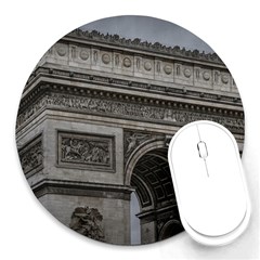 Triumph Arch, Paris, France016 Round Mousepads by dflcprintsclothing