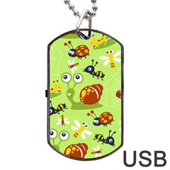 Little-animals-cartoon Dog Tag Usb Flash (two Sides) by Jancukart