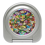 Character Disney Stained Travel Alarm Clock Front