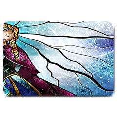 Anna Disney Frozen Stained Glass Large Doormat  by artworkshop