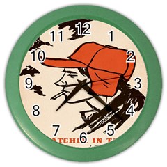 Catcher In The Rye Color Wall Clock by artworkshop