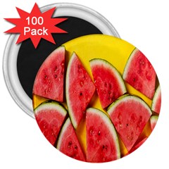 Watermelon 3  Magnets (100 Pack) by artworkshop