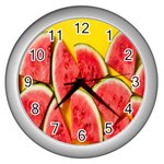 Watermelon Wall Clock (Silver) Front