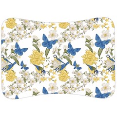 Birds Pattern Velour Seat Head Rest Cushion by Sparkle