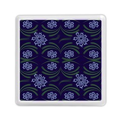 Folk Flowers Print Floral Pattern Ethnic Art Memory Card Reader (square) by Eskimos